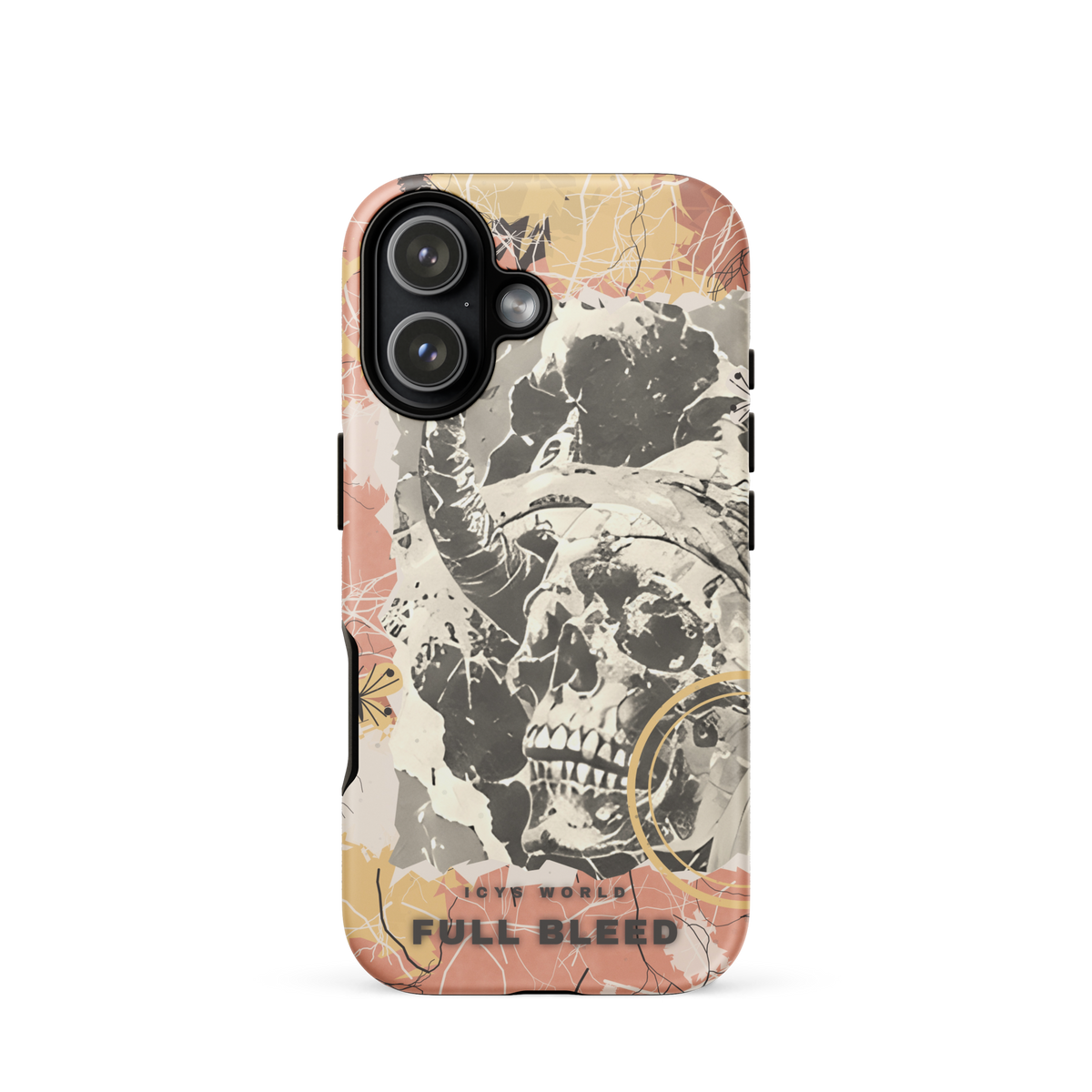 ICYS WORLD Full Bleed iPhone case on iPhone 17, matte finish