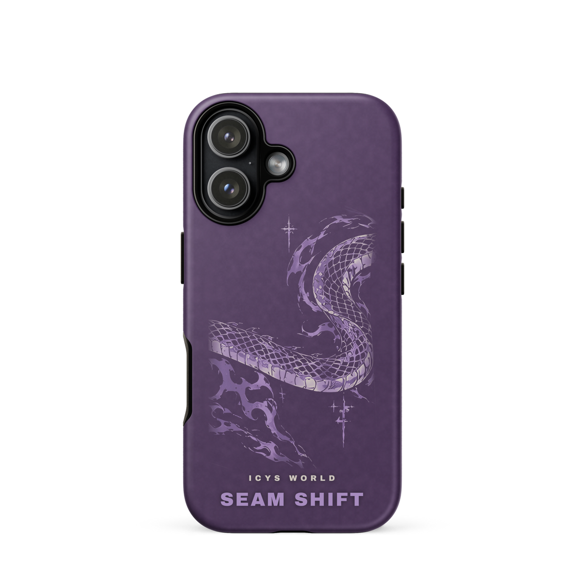 ICYS WORLD Seam Shift iPhone case on iPhone 17, matte finish