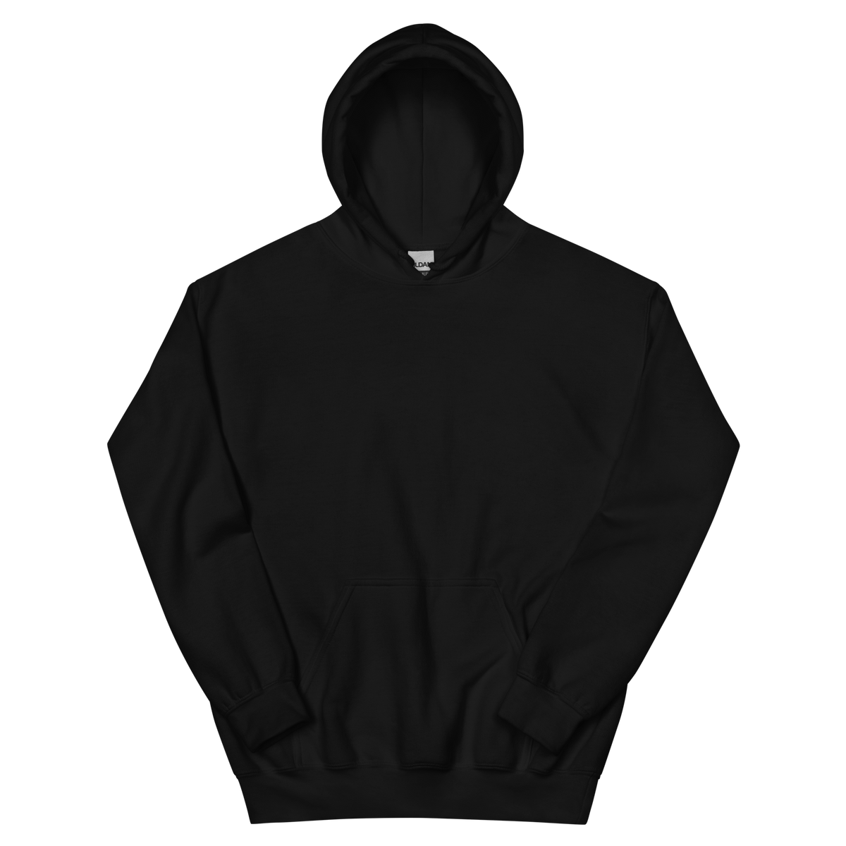 ICYS WORLD Winged Globe Hoodie – iced-out streetwear graphic hoodie, black, front view